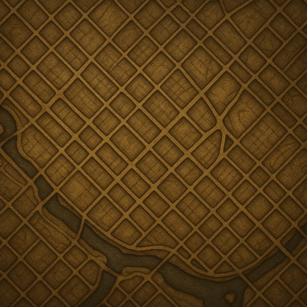 Stadskarta i bakgrunden